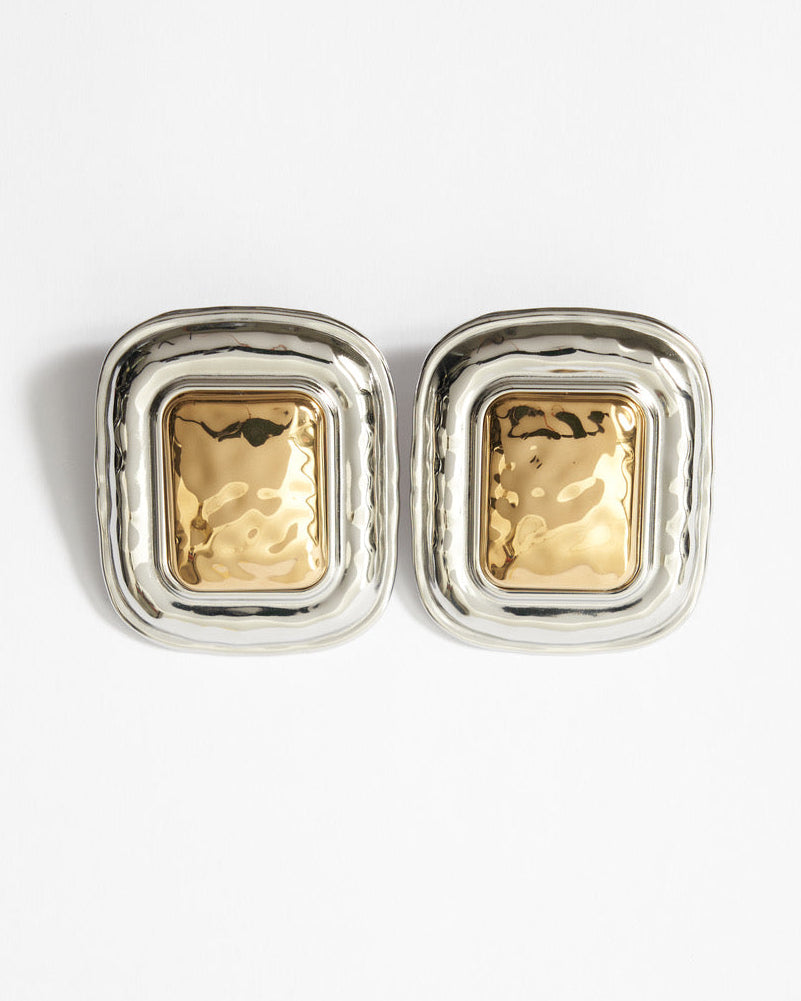 Ryle Large two toned Earrings
