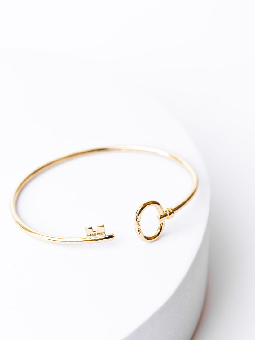Wrap Key Cuff Bracelet