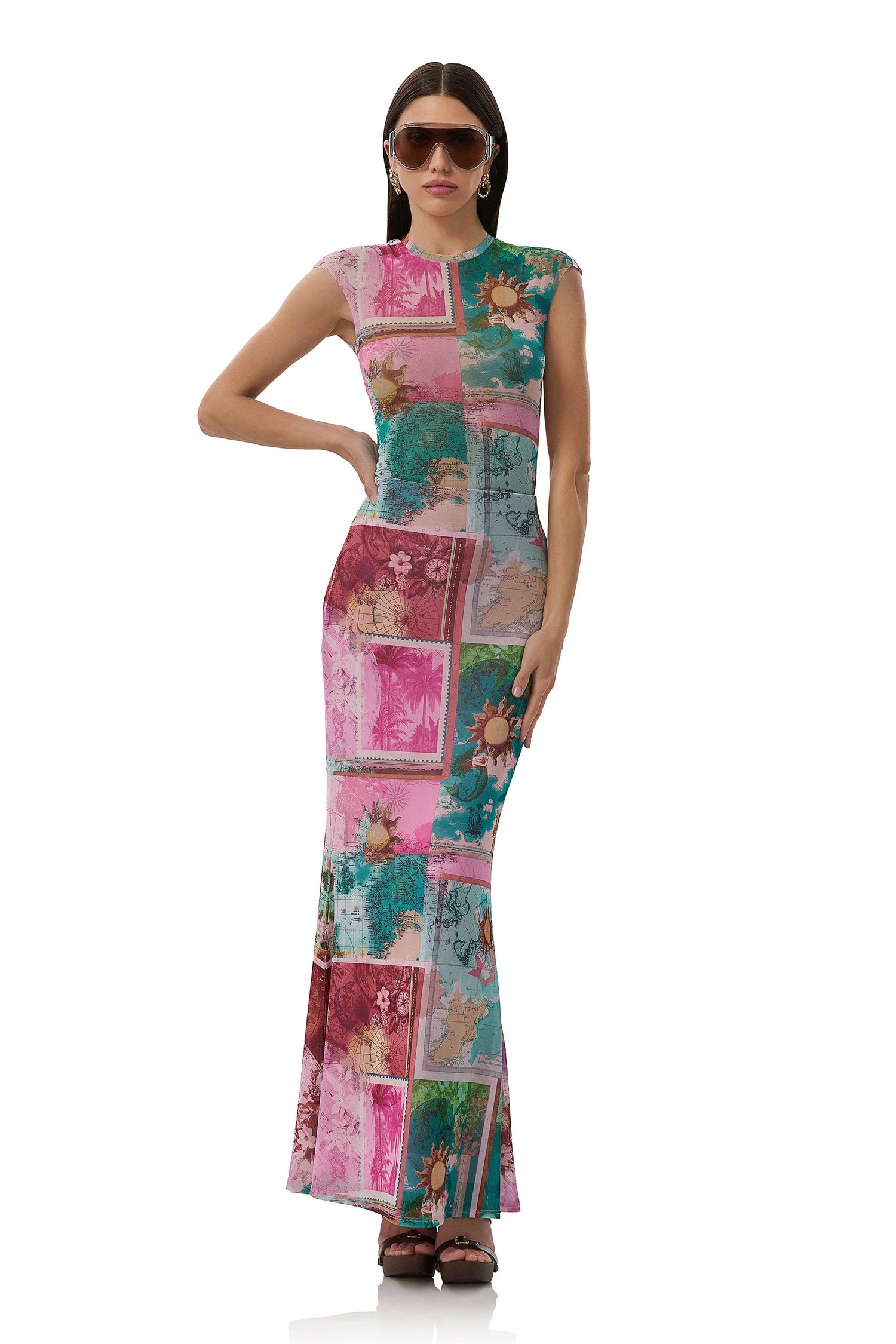 Nina Top - Tropic Postcard