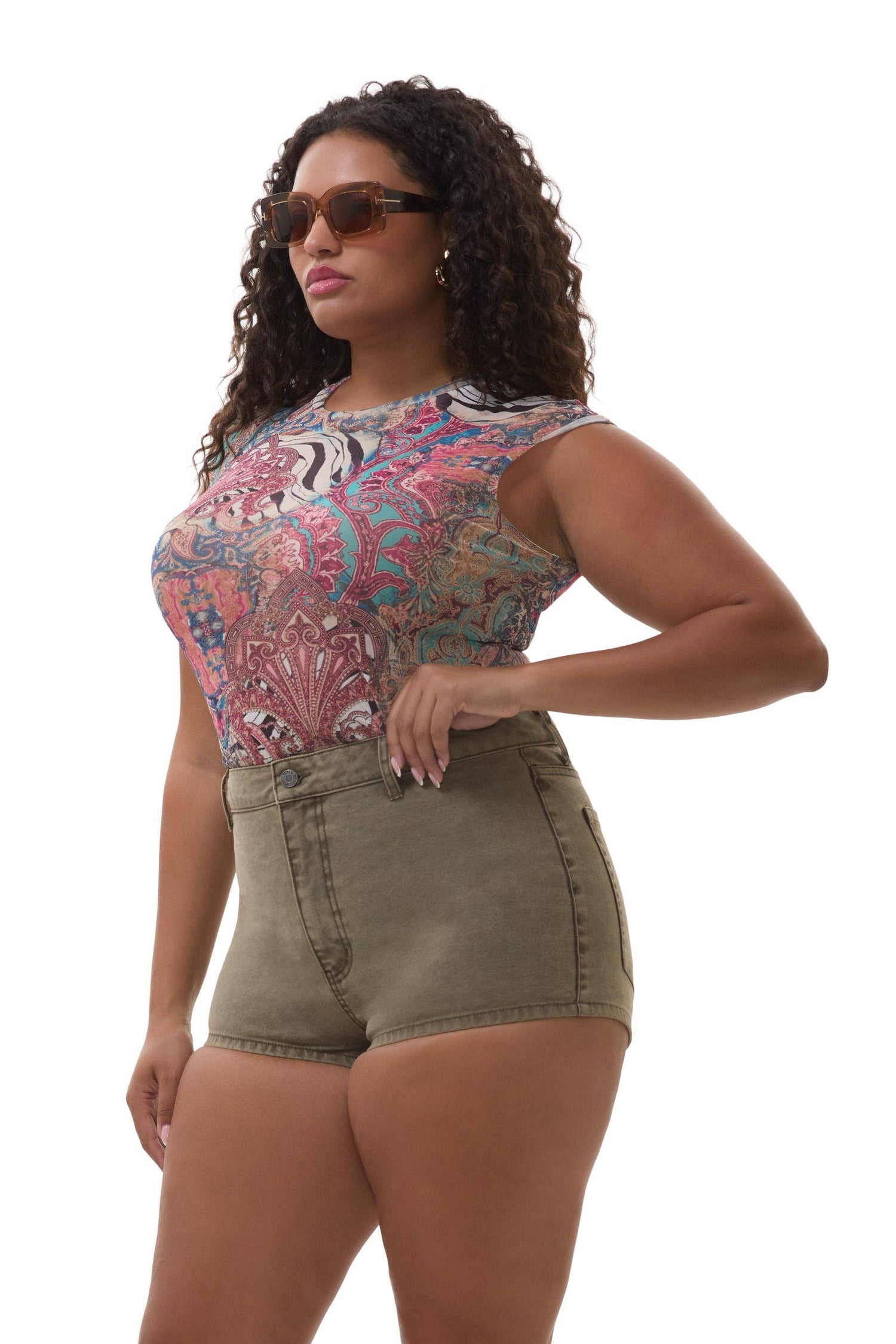 Nina Top - Gilded Paisley