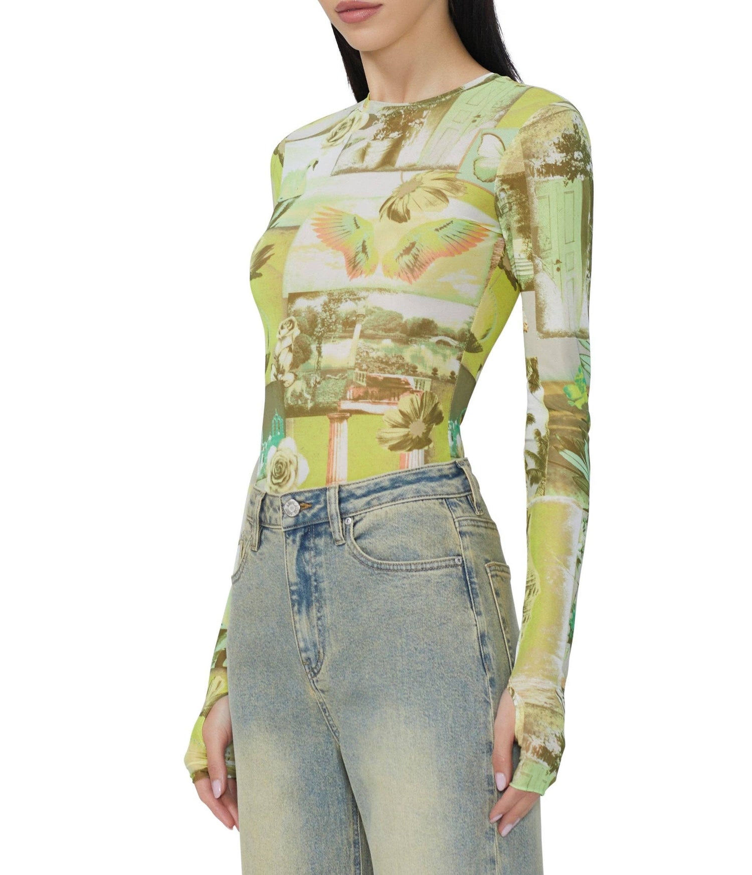 Kaylee Top - Citrus Post Card