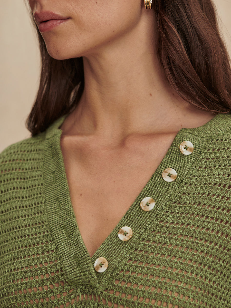 Callie Knit Top Olivine