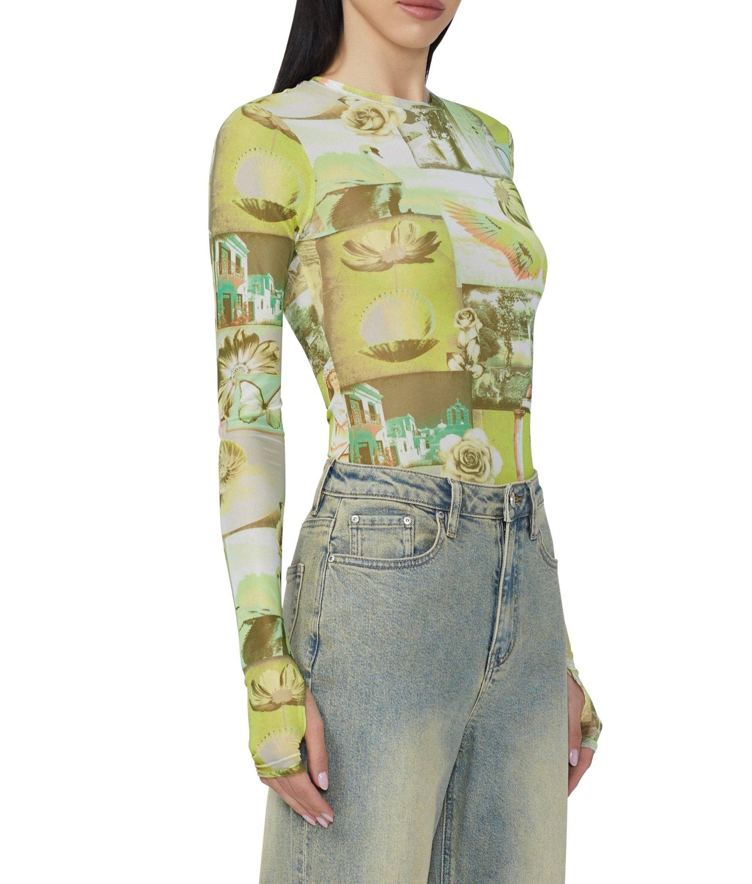 Kaylee Top - Citrus Post Card