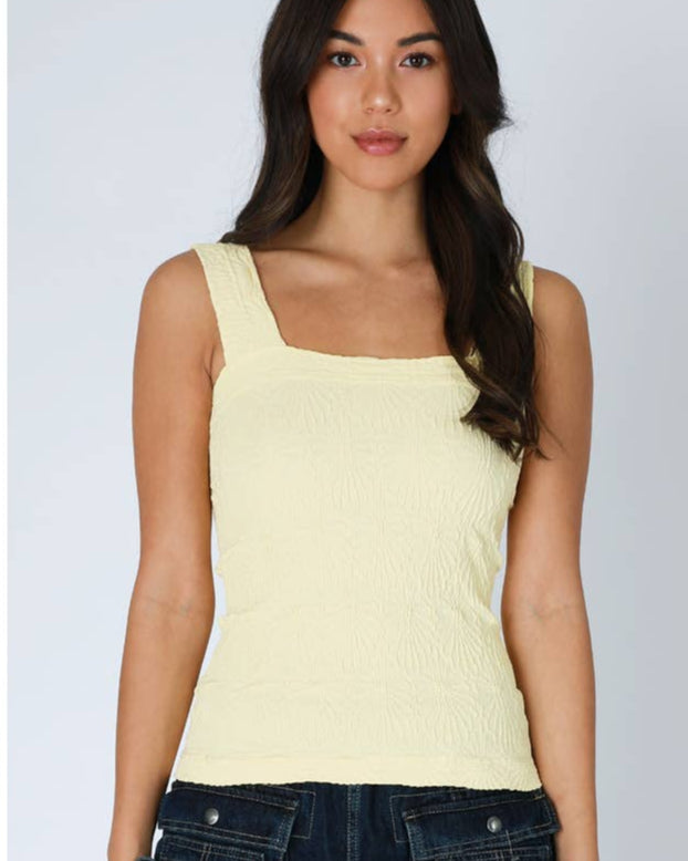 Lace Textured Square Top