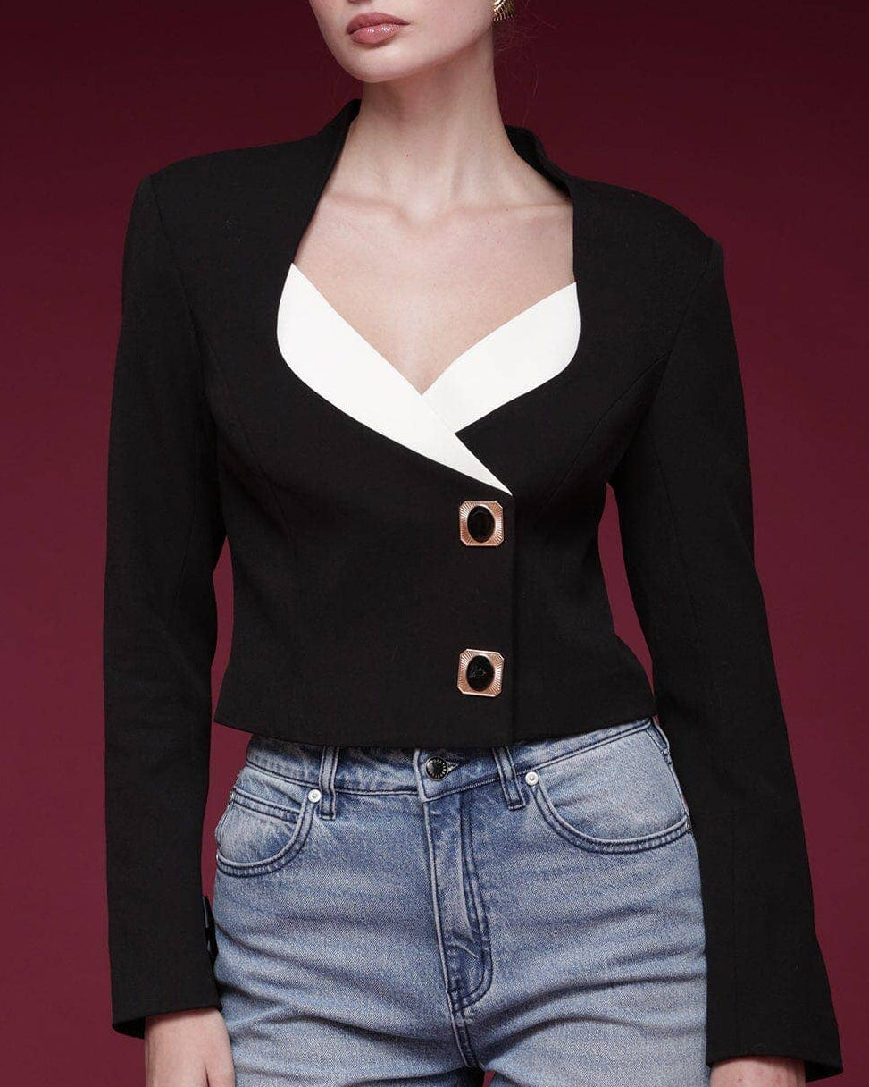 Victoria Button Blazer