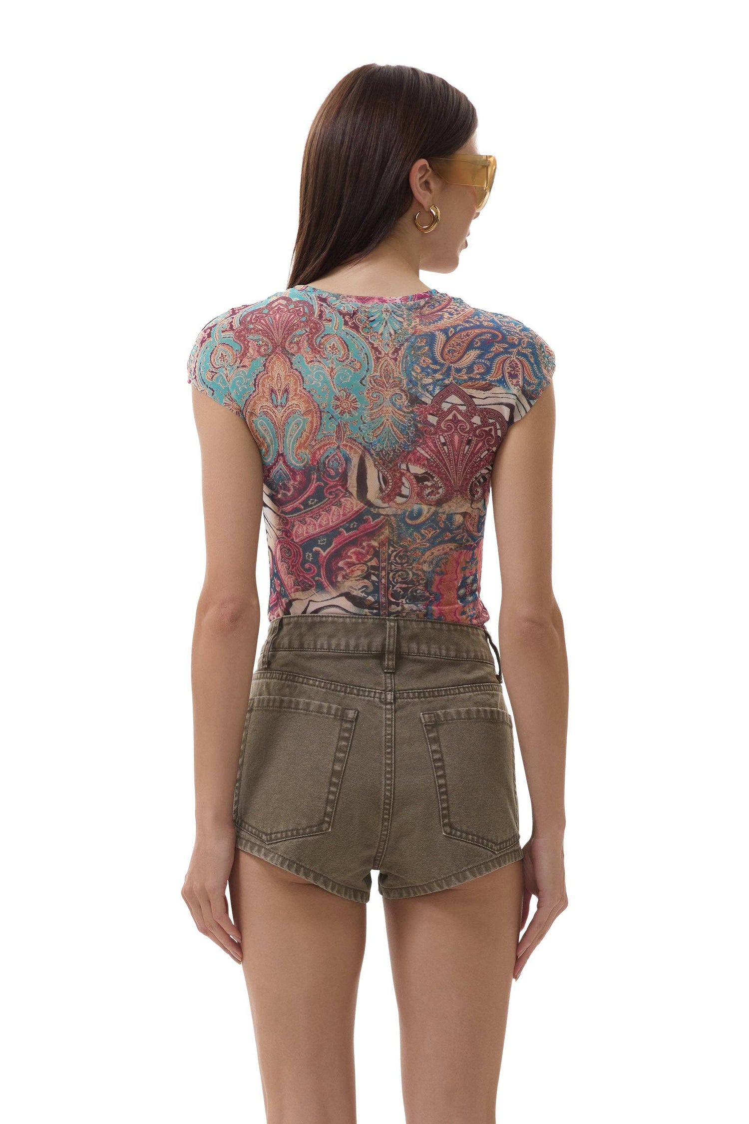 Nina Top - Gilded Paisley