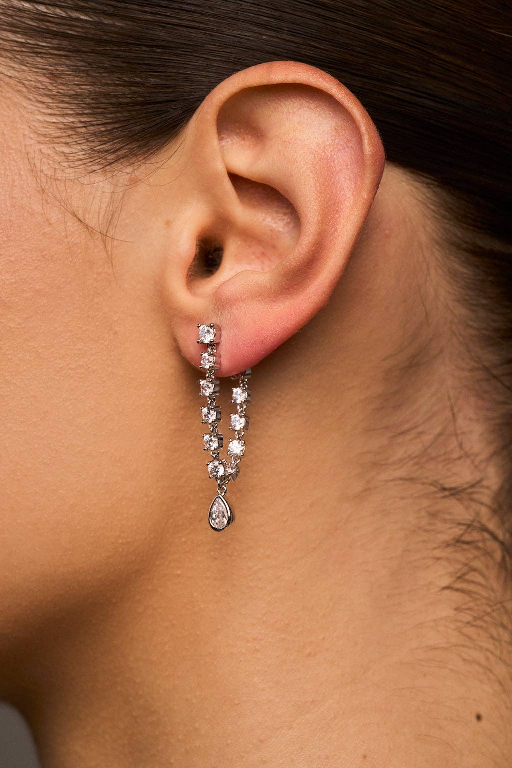 Stephie Bezel Earrings