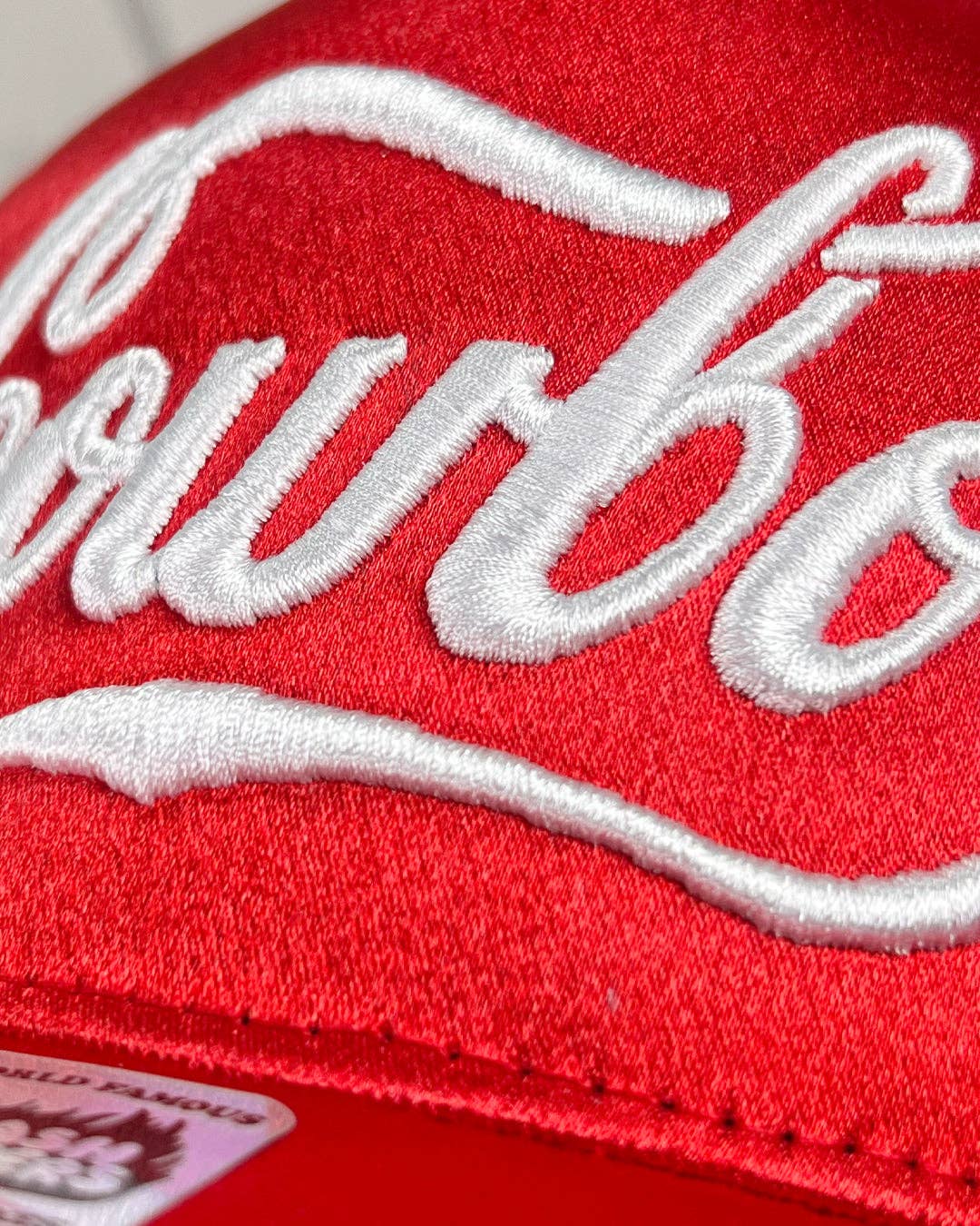 Coca-Cola Cowboy Satin 3D Embroidered Trucker Hat