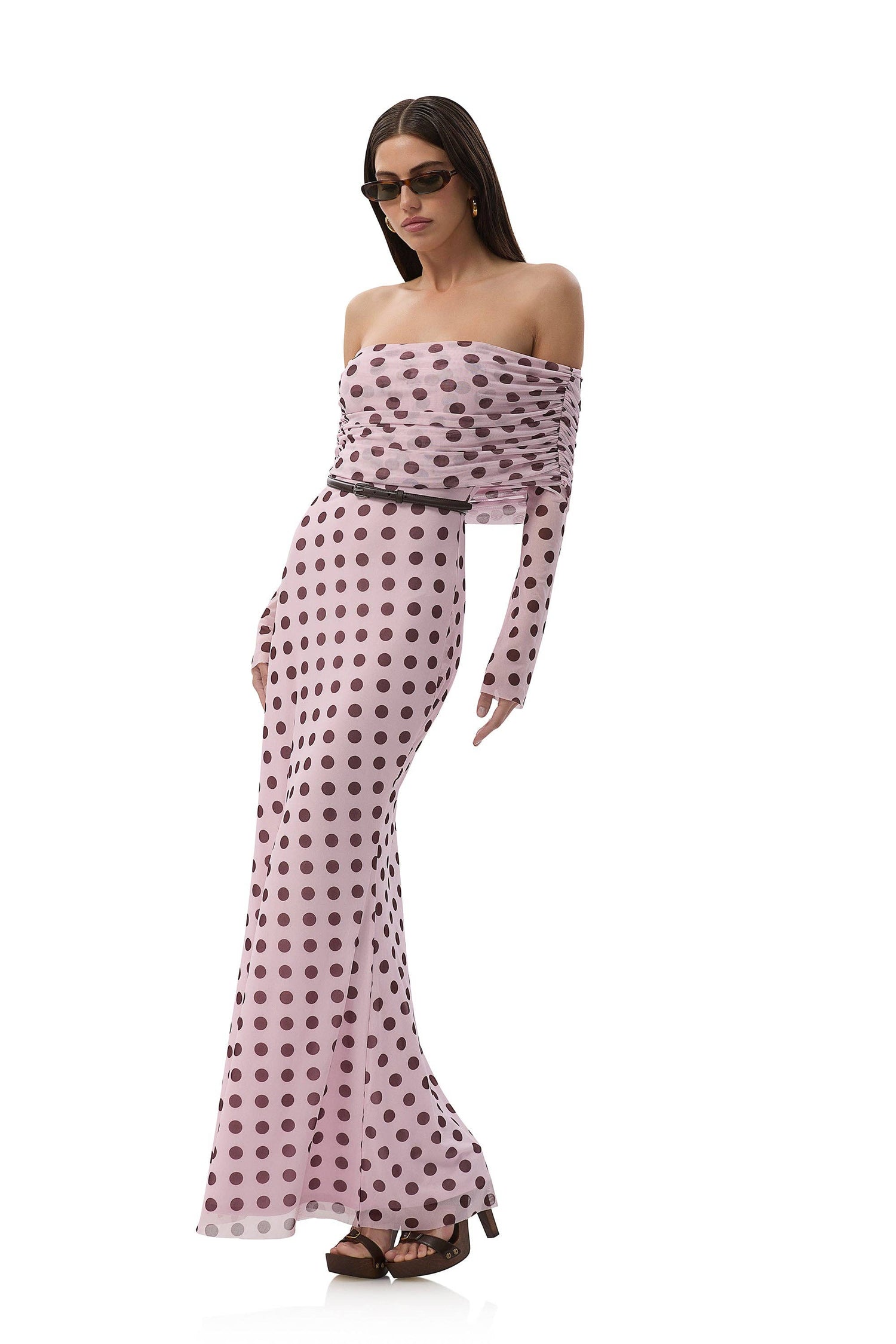 Thelma Dress - Rose Dot