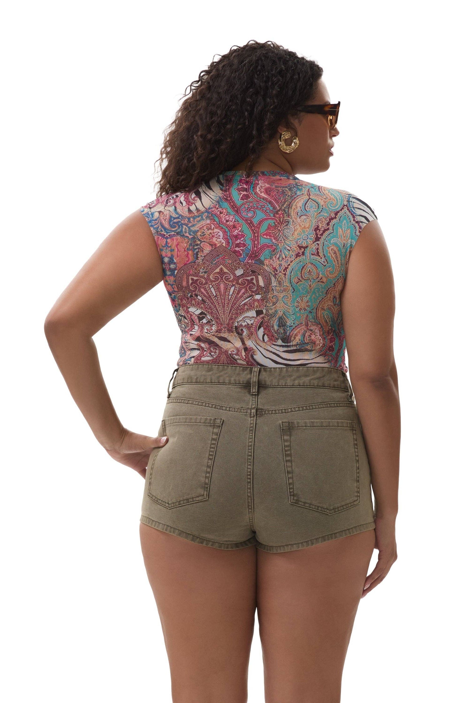 Nina Top - Gilded Paisley