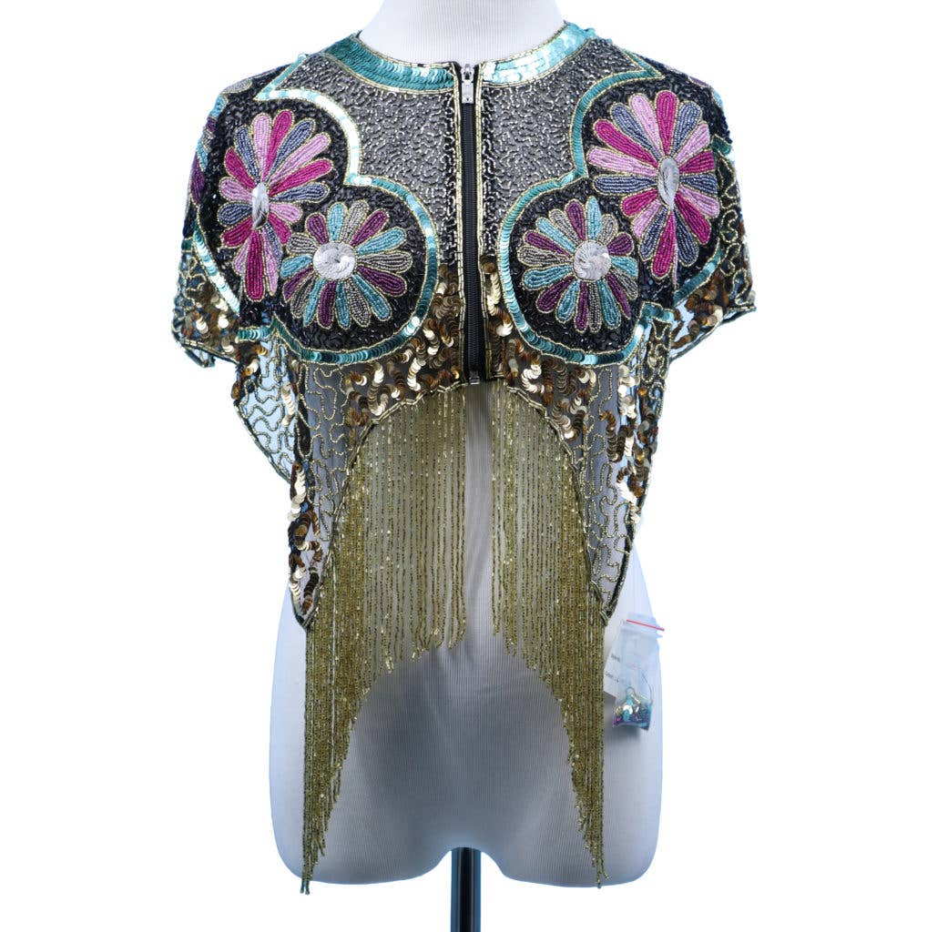Beaded Vintage Inspired Cape