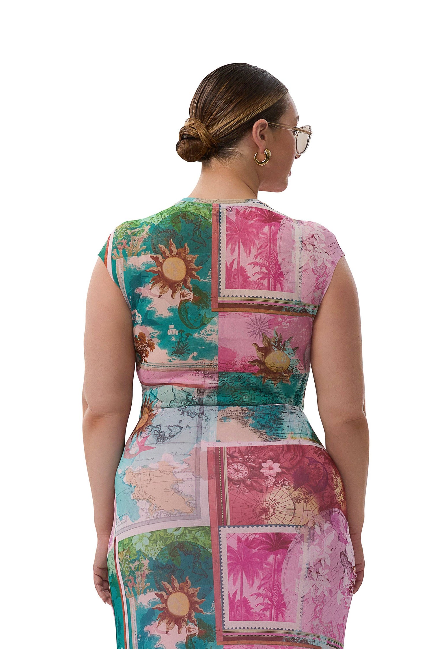 Nina Top - Tropic Postcard