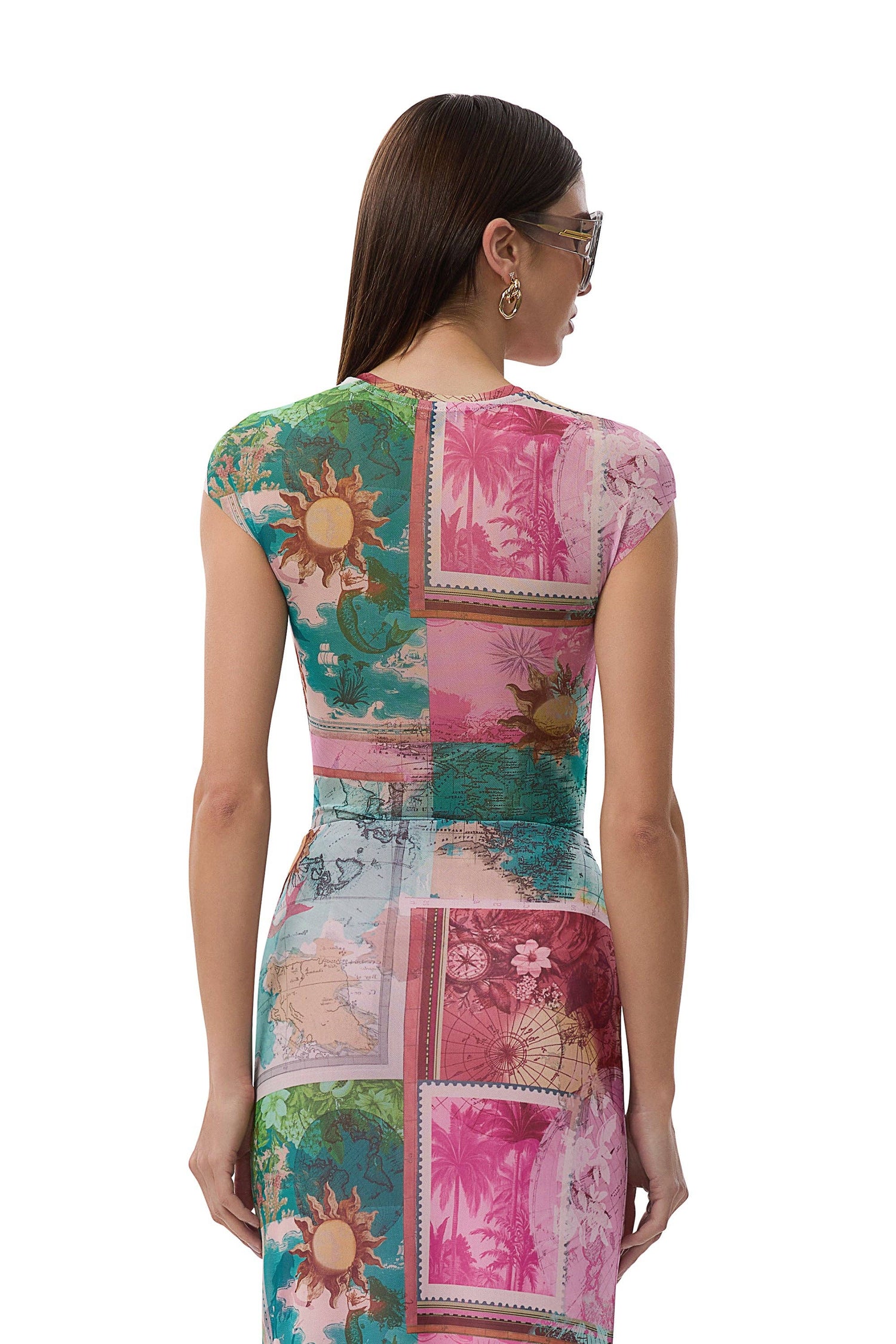 Nina Top - Tropic Postcard