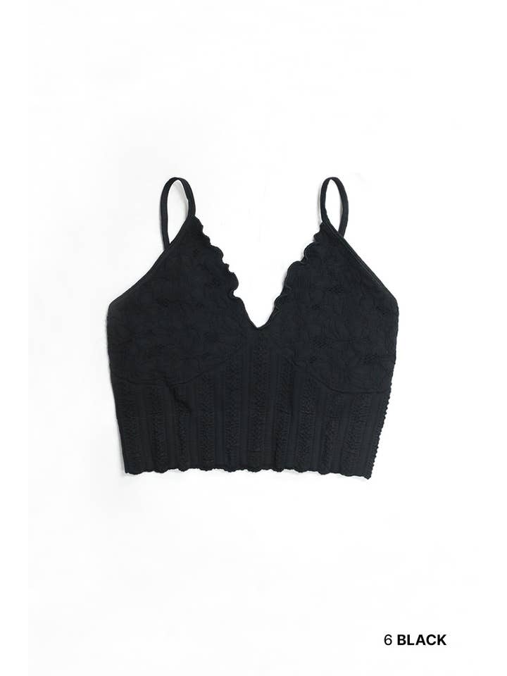 Lace Textured Bralette