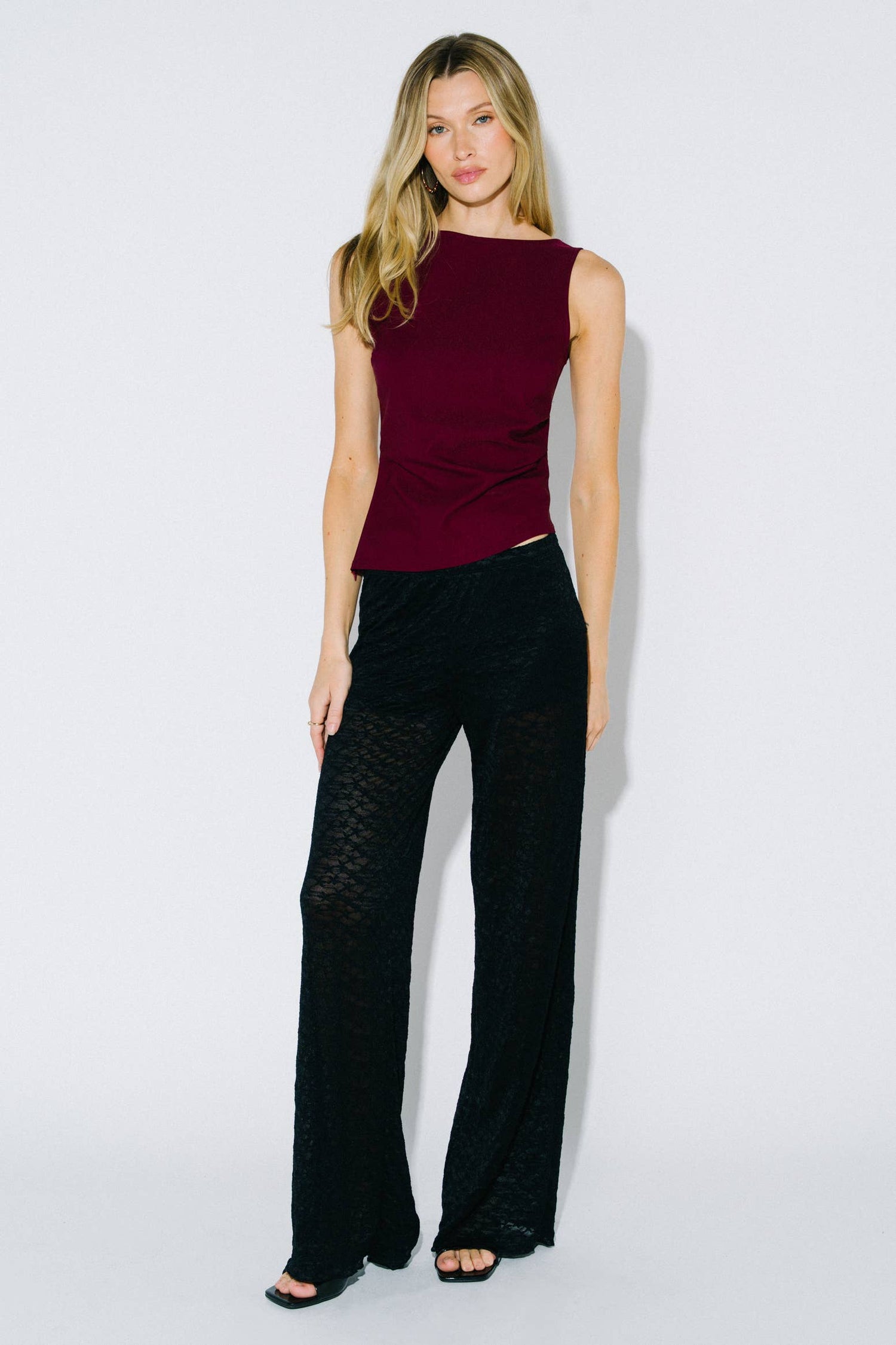 Lace Wide Leg Pants