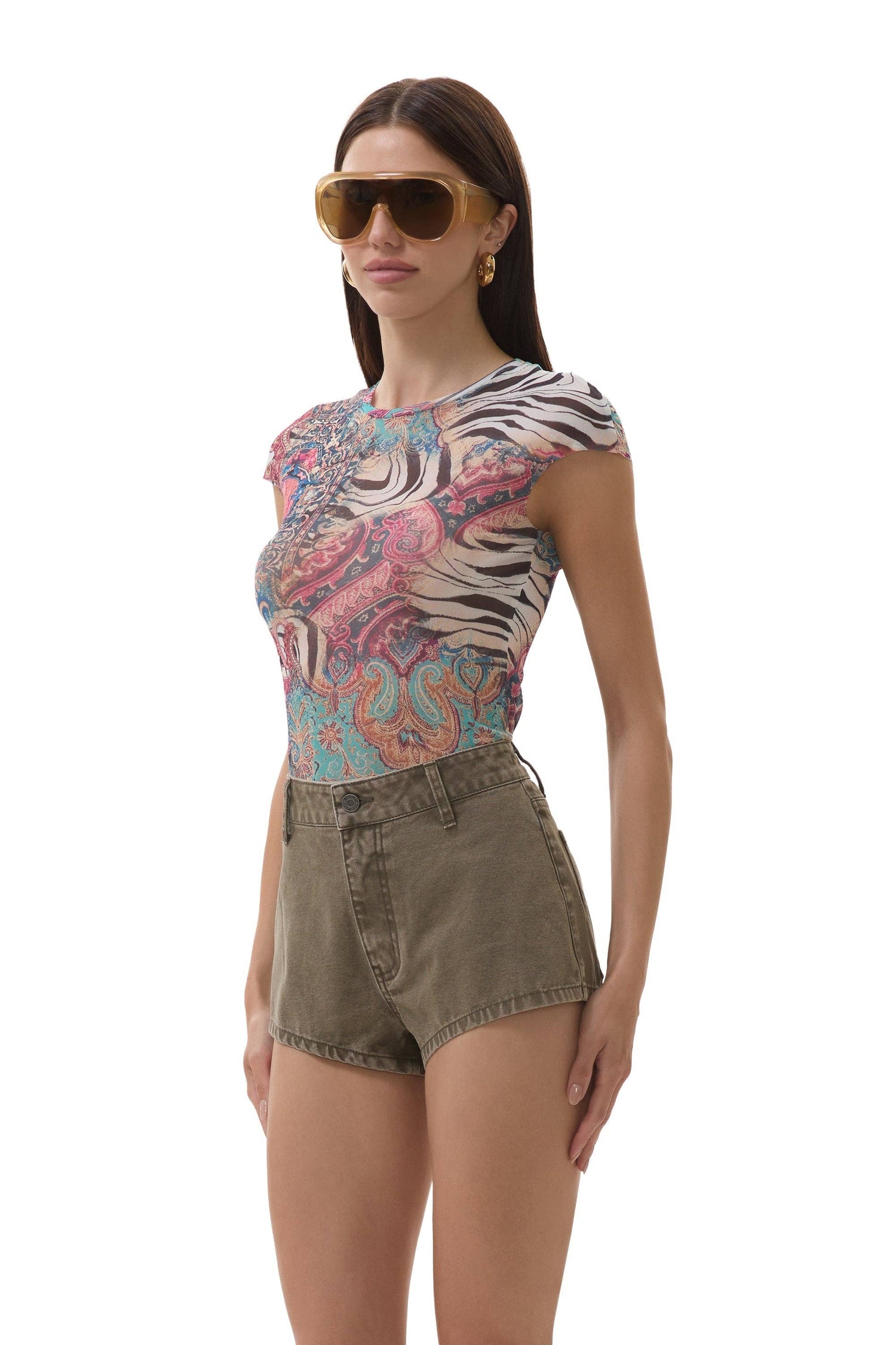 Nina Top - Gilded Paisley