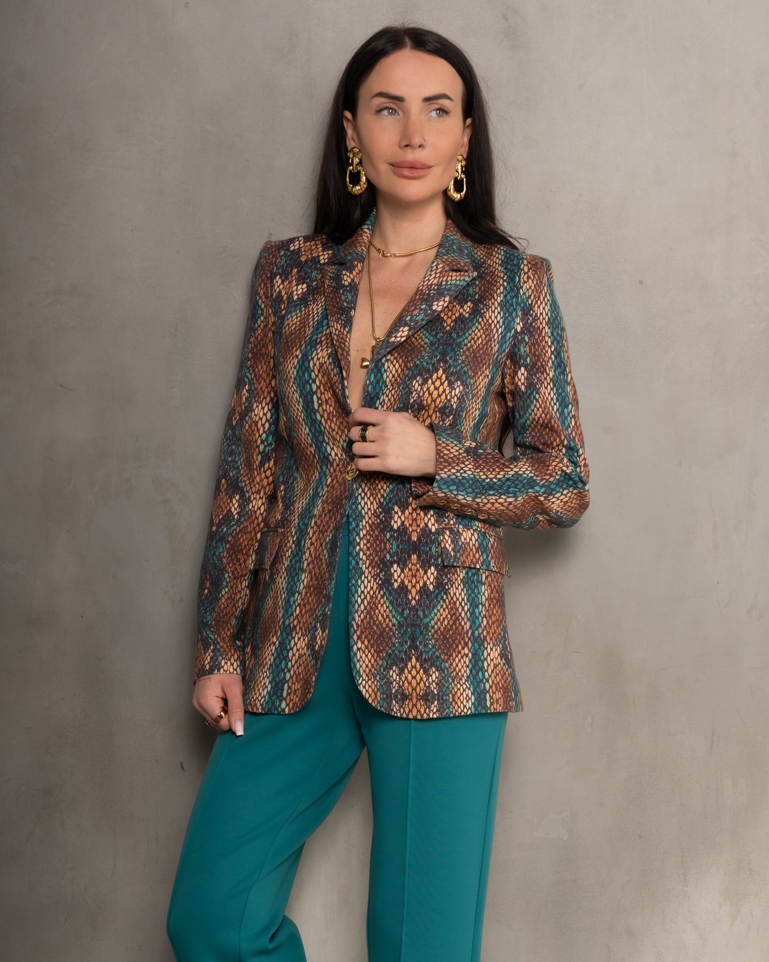 Kravitz Interlock Blazer Cobra