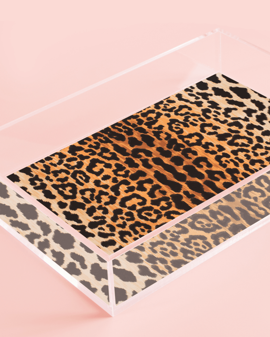 Leopard Print Small Tray