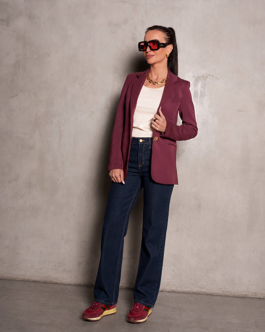 Morrison Ultra Luxe Blazer Merlot