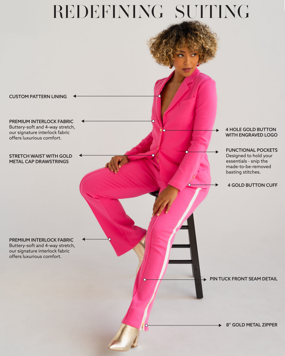 Jordan Interlock Pant Pink