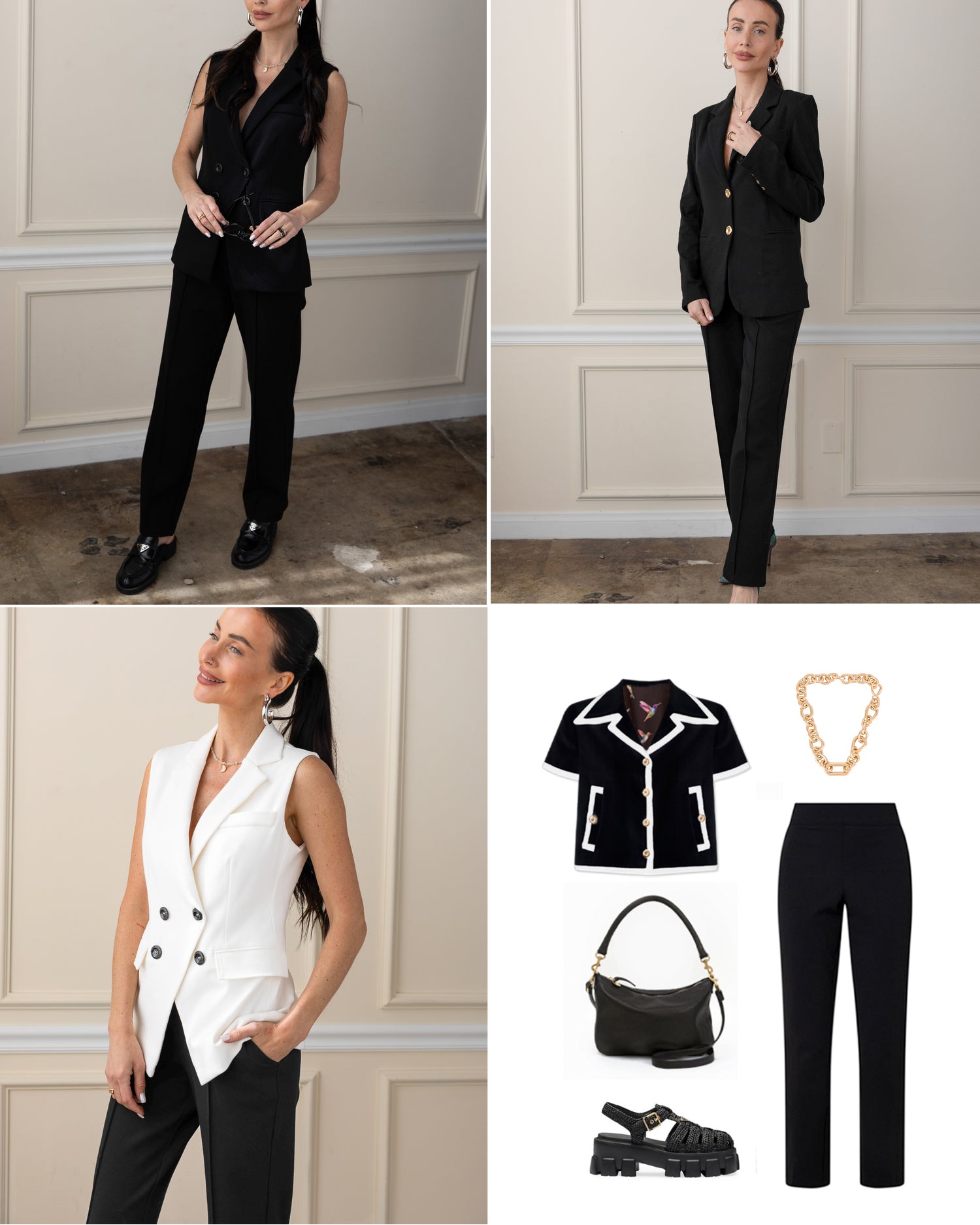 Stella Interlock Pant Black