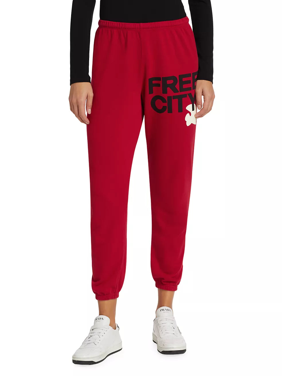 FREECITY Sweatpants - Artyard Red Cream