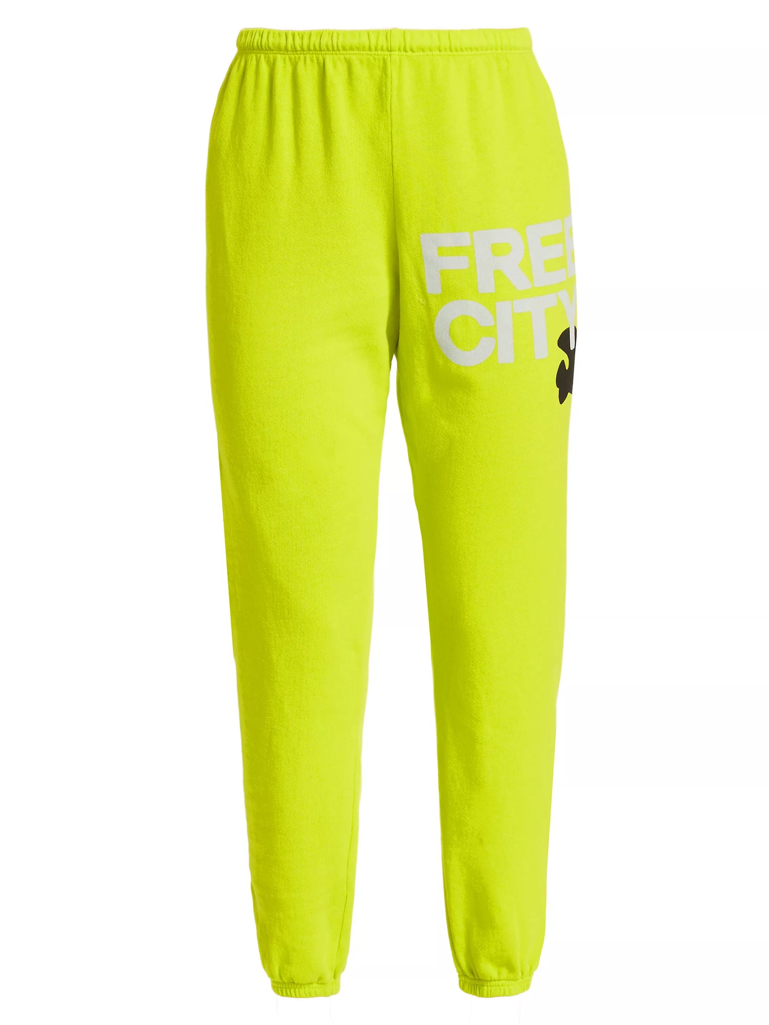 FREECITYlarge sweatpant - glow yellow