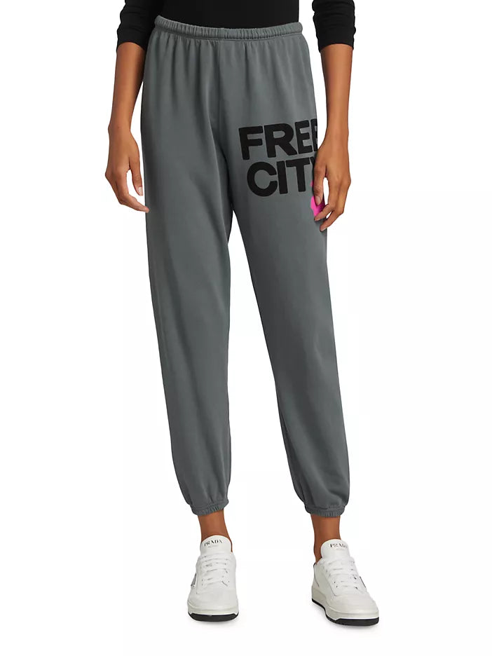 FREECITYlarge sweatpant - grayart