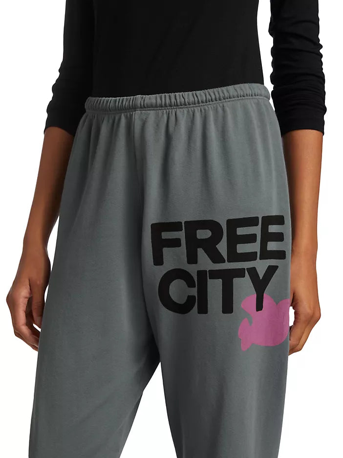 FREECITYlarge sweatpant - grayart