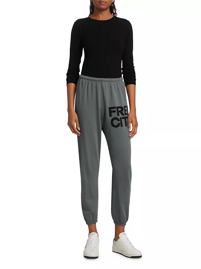 FREECITYlarge sweatpant - grayart