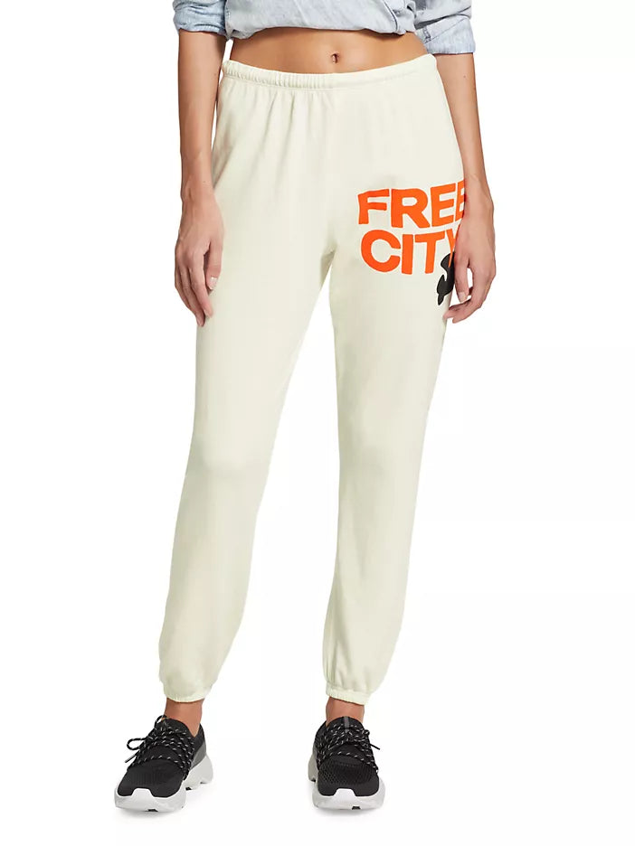 FREECITYlarge sweatpant - creamyyumm