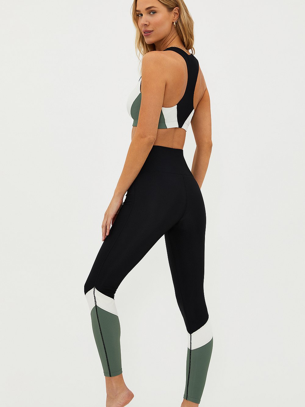 VIENNA LEGGING QUEEN PALM COLORBLOCK