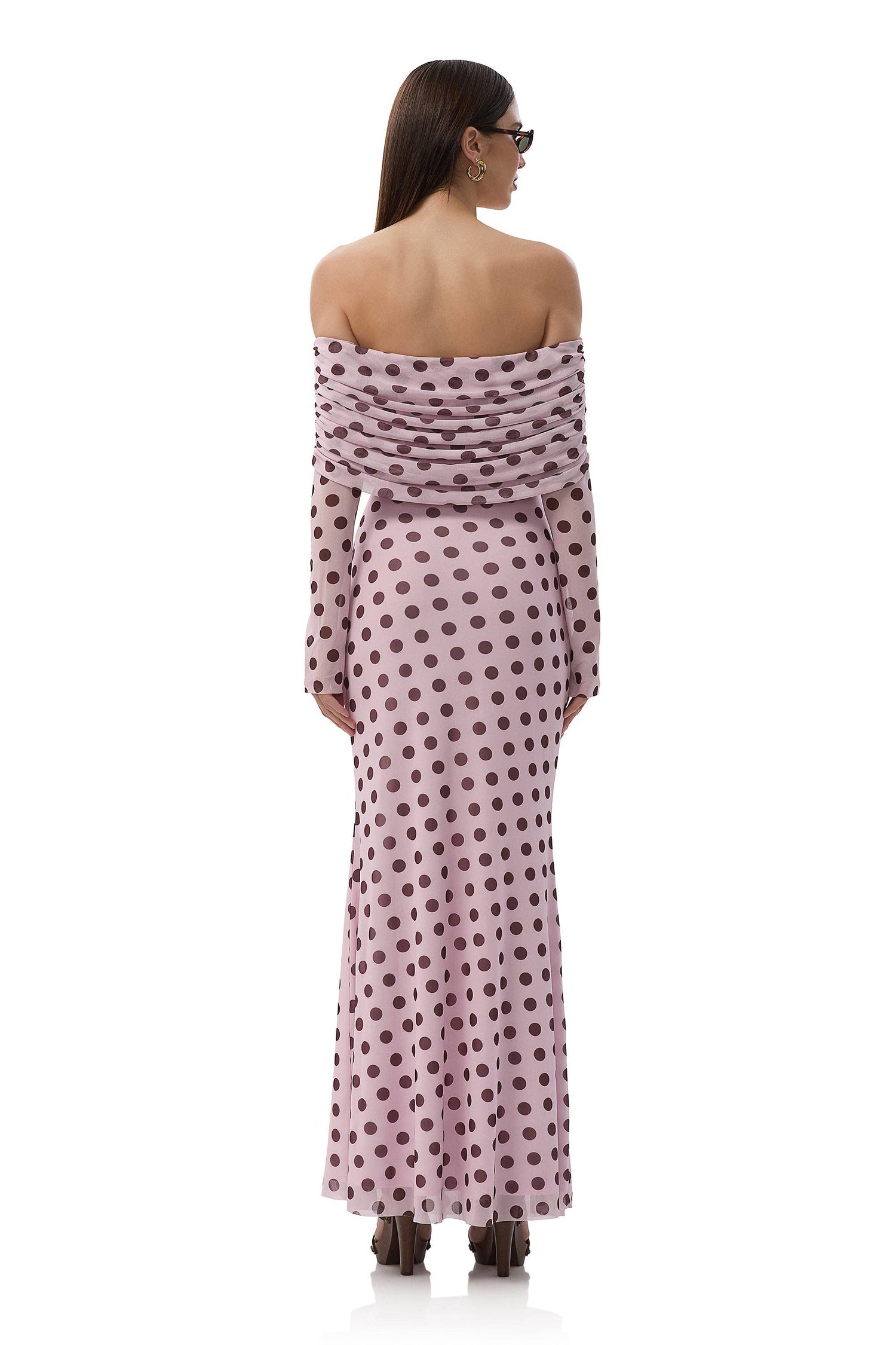 Thelma Dress - Rose Dot