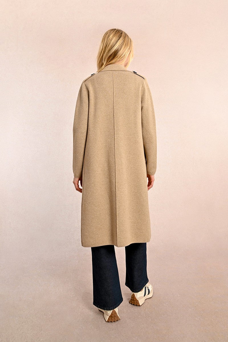 STRAIGHT KNIT COAT