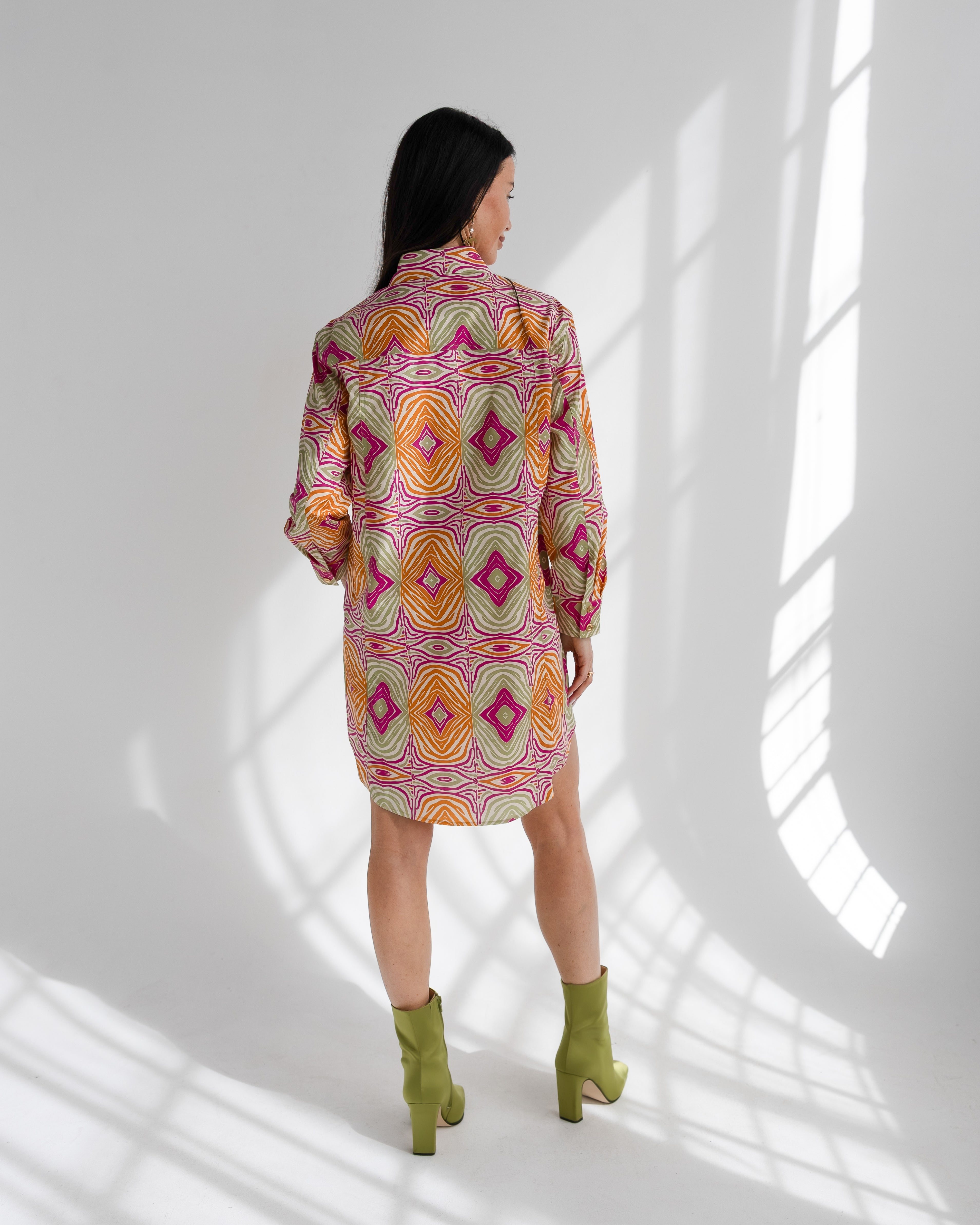 Preslie Poplin Shirt Dress Mesmerized