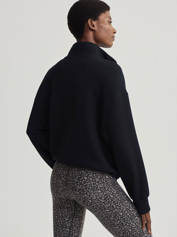 Sian Cropped Half-Zip Midlayer