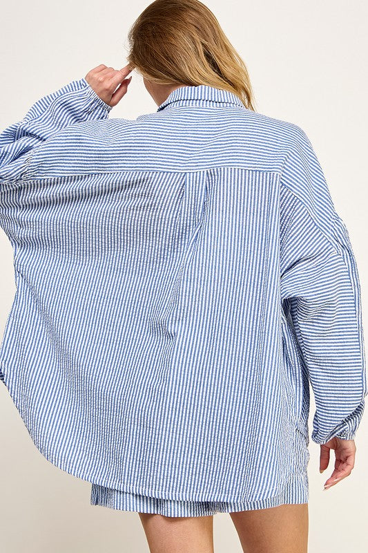 Coastal Button Down Top