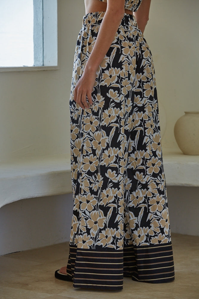 Leilani Floral Wide Leg Pants