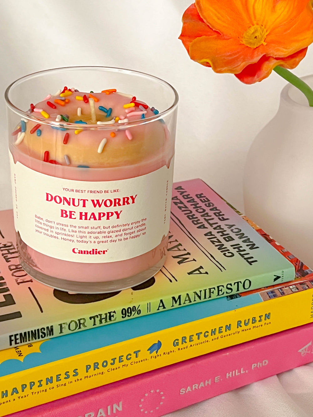 Donut Worry Candle