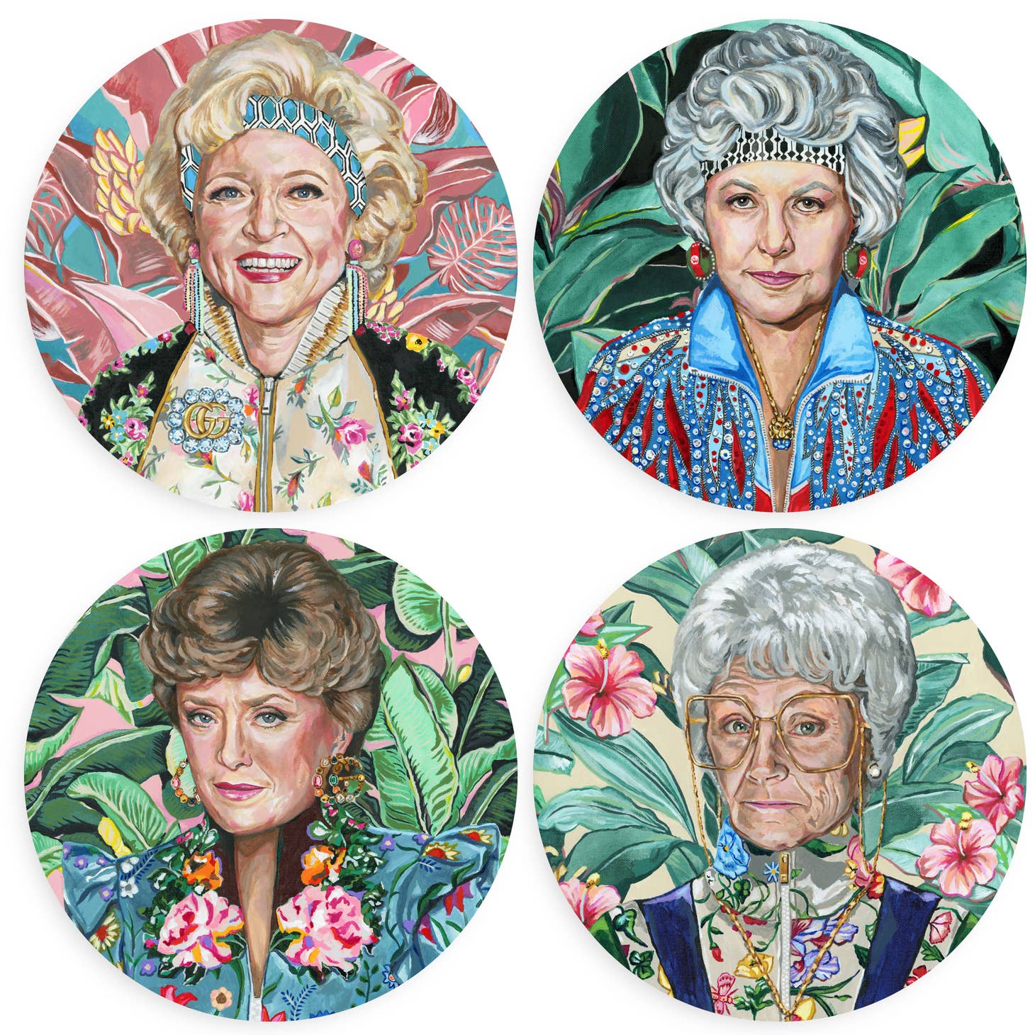 Golden Gals Coasters