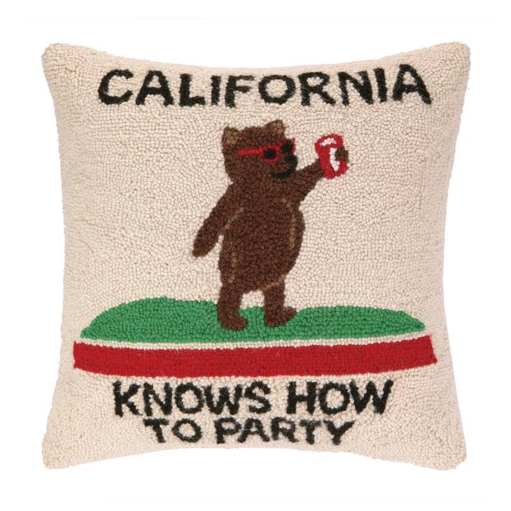 California Party Hook Pillow