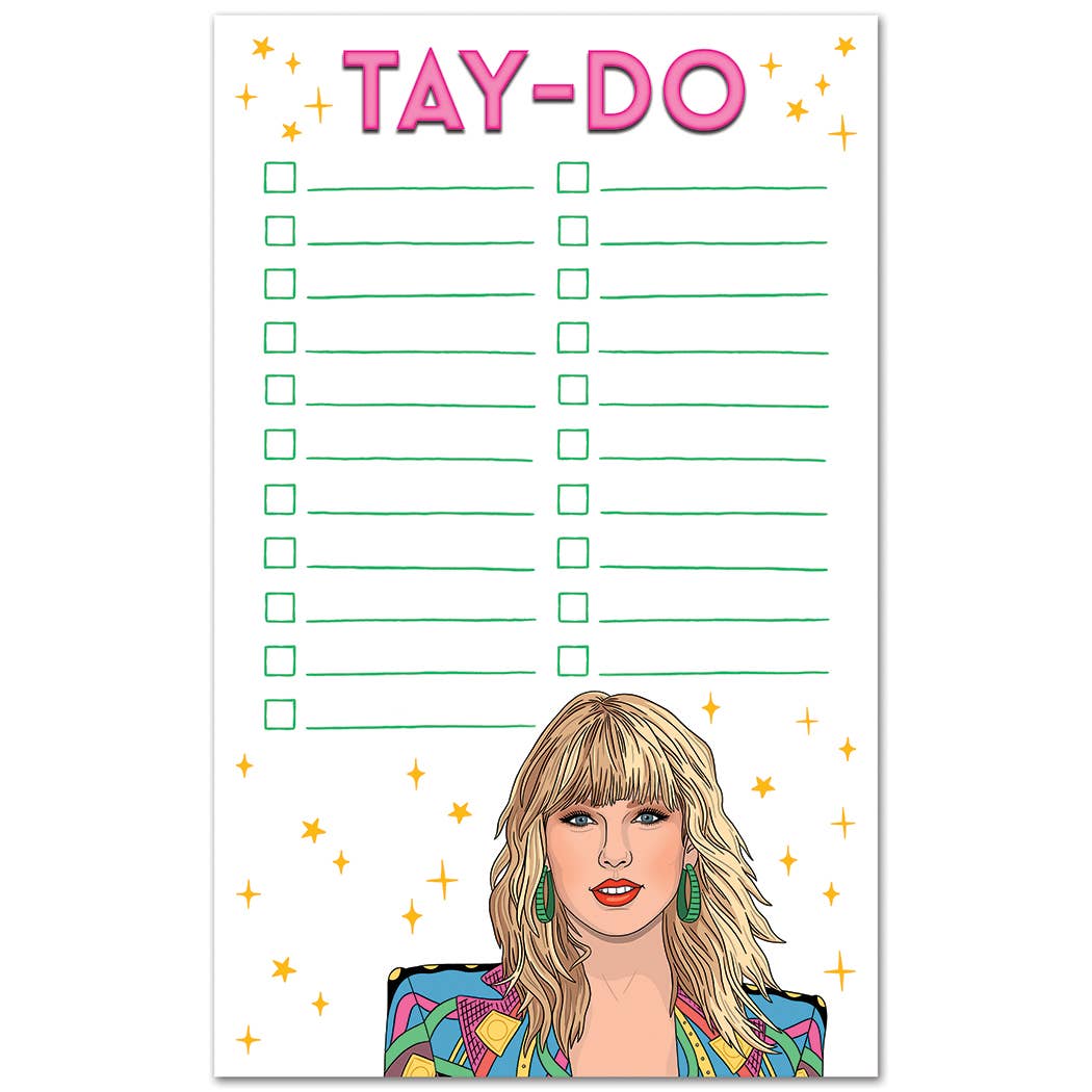 Notepad: Taylor Swift Tay-Do List