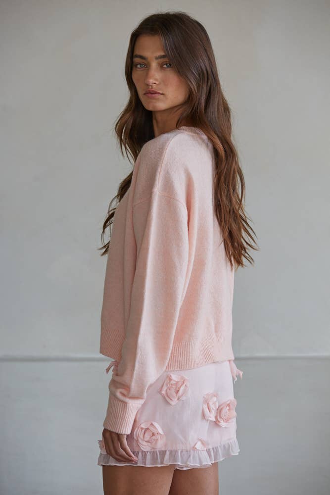 Button Up Knit Cardigan