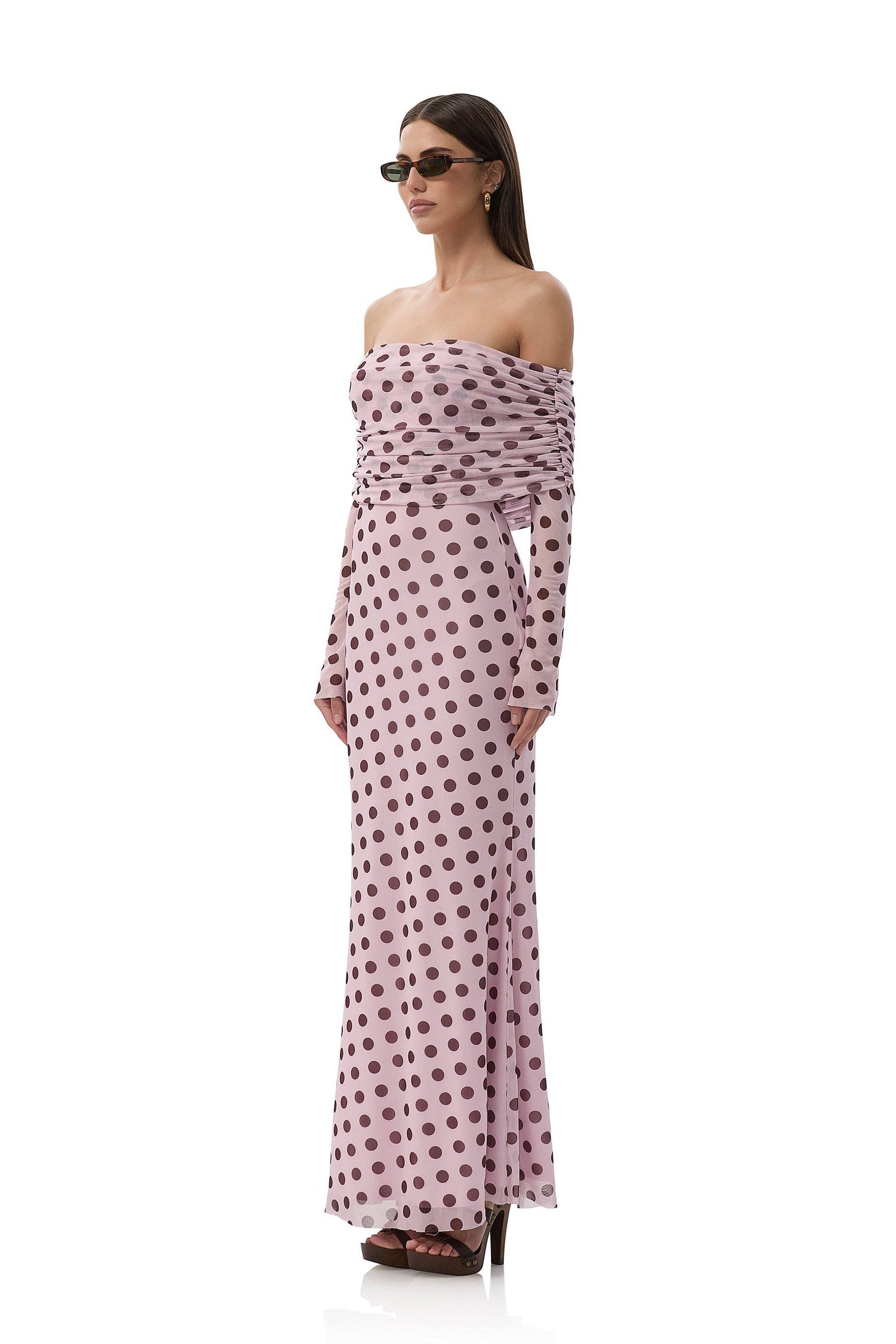 Thelma Dress - Rose Dot