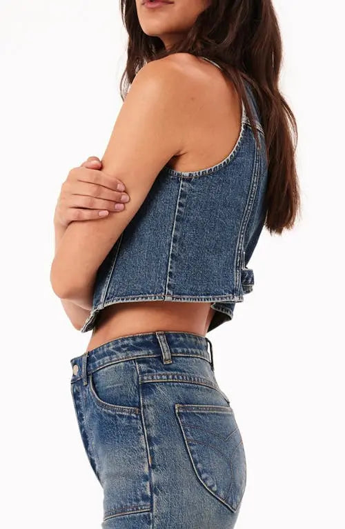 Morgan Vest - Vintage Blue