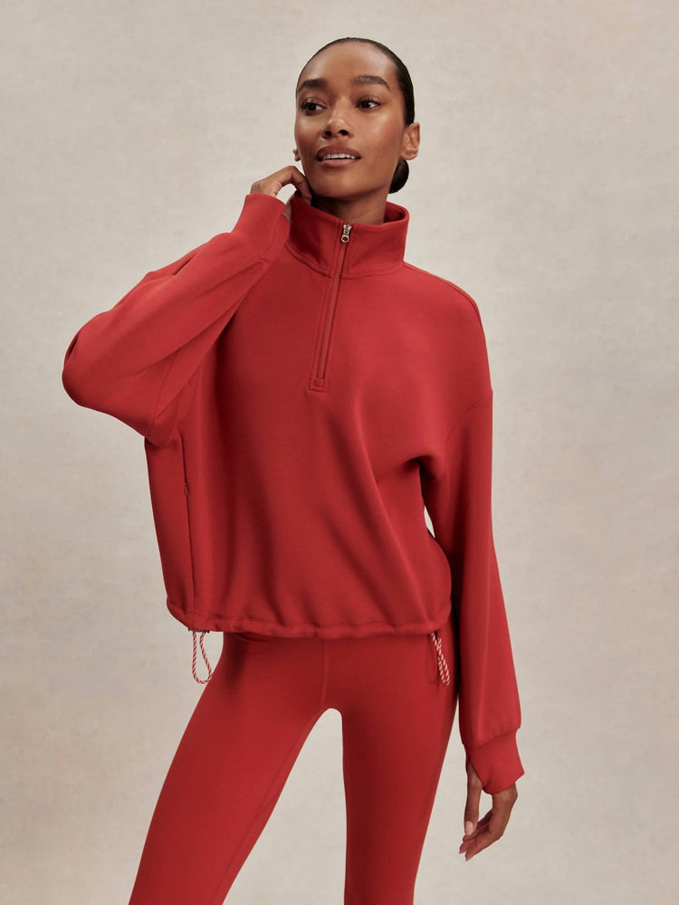 Sian Cropped Half Zip