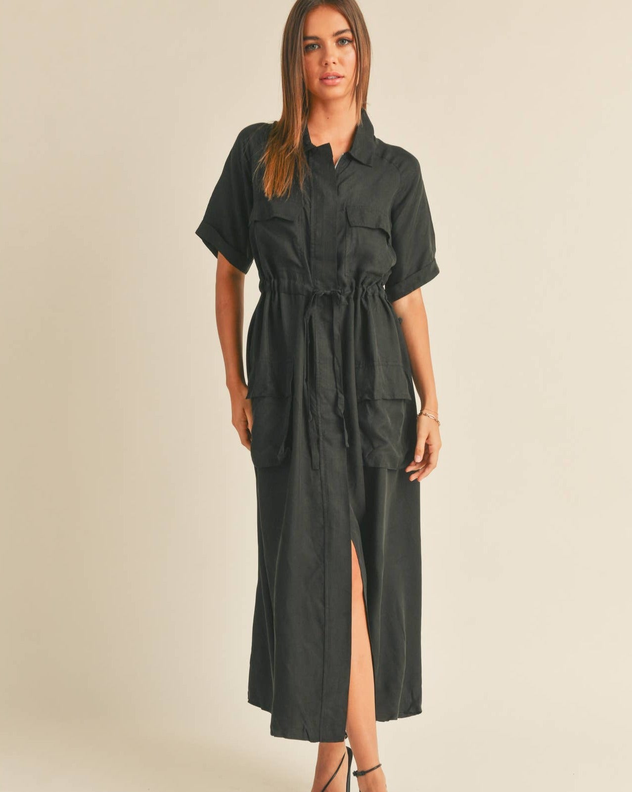 Tensely Tinsel Cargo Dress