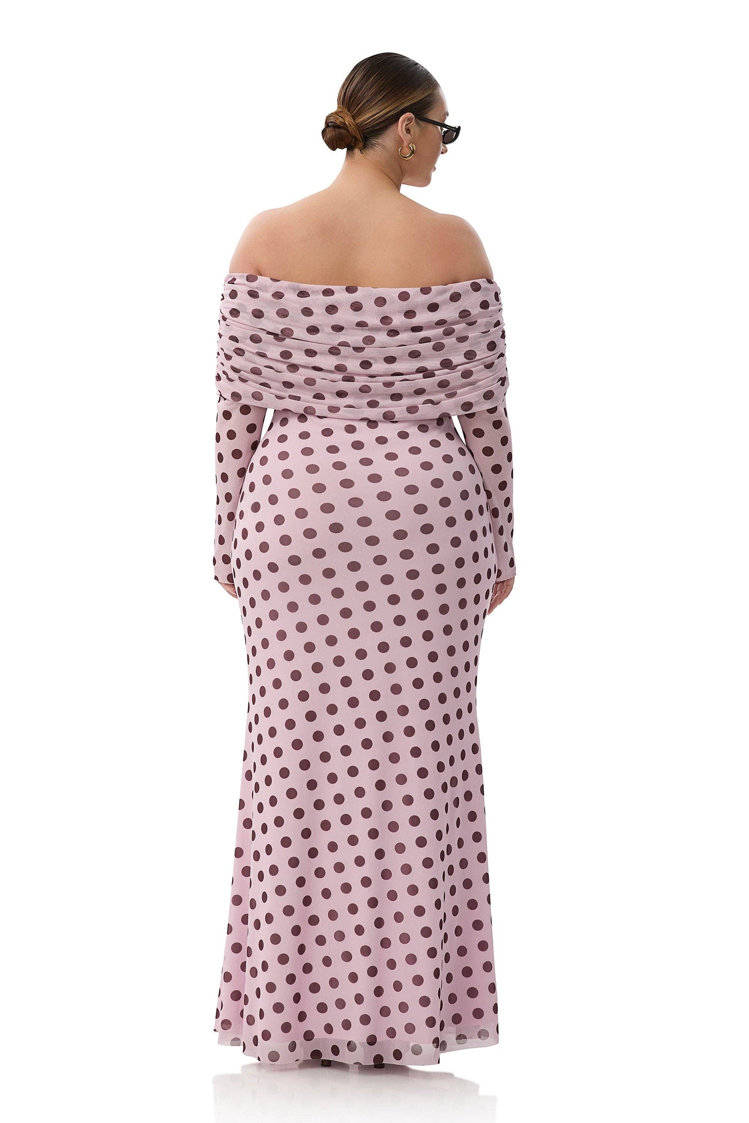 Thelma Dress - Rose Dot