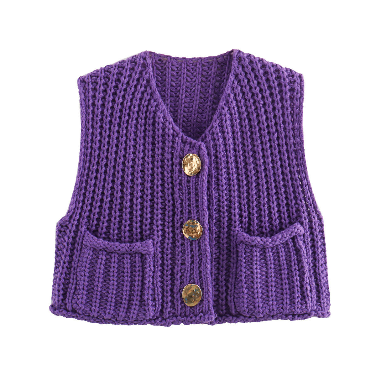 Lydia Chunky Needle Knitted Vest