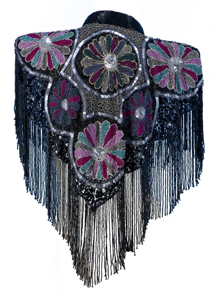 8875 - Beaded Cape - Multi